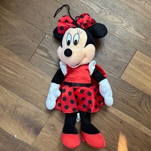 Disney Minnie Mouse Ladybug Plush - Red, Black, and White (over 2ft tall)